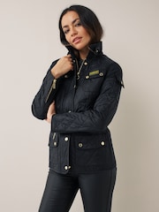 Barbour® International Black Polar Quilted Jacket - Image 2 of 11