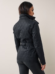 Barbour® International Black Polar Quilted Jacket - Image 3 of 11