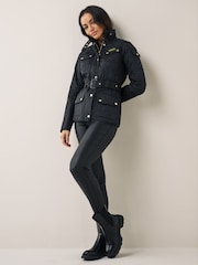 Barbour® International Black Polar Quilted Jacket - Image 4 of 11