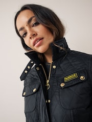 Barbour® International Black Polar Quilted Jacket - Image 5 of 11