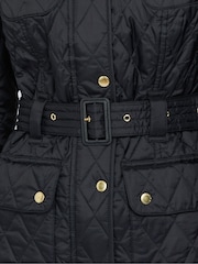 Barbour® International Black Polar Quilted Jacket - Image 9 of 11