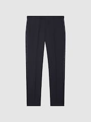 Reiss Expose T Wool Textured Regular Fit Trousers - Imagen 2 de 5