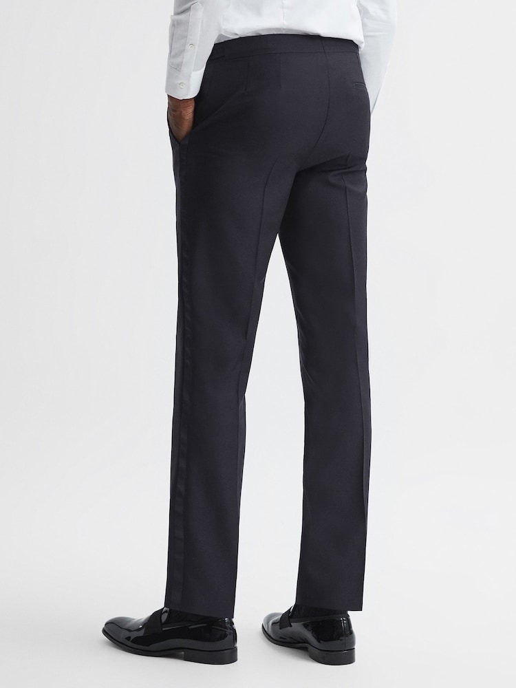 Reiss Expose T Wool Textured Regular Fit Trousers - Imagen 5 de 5