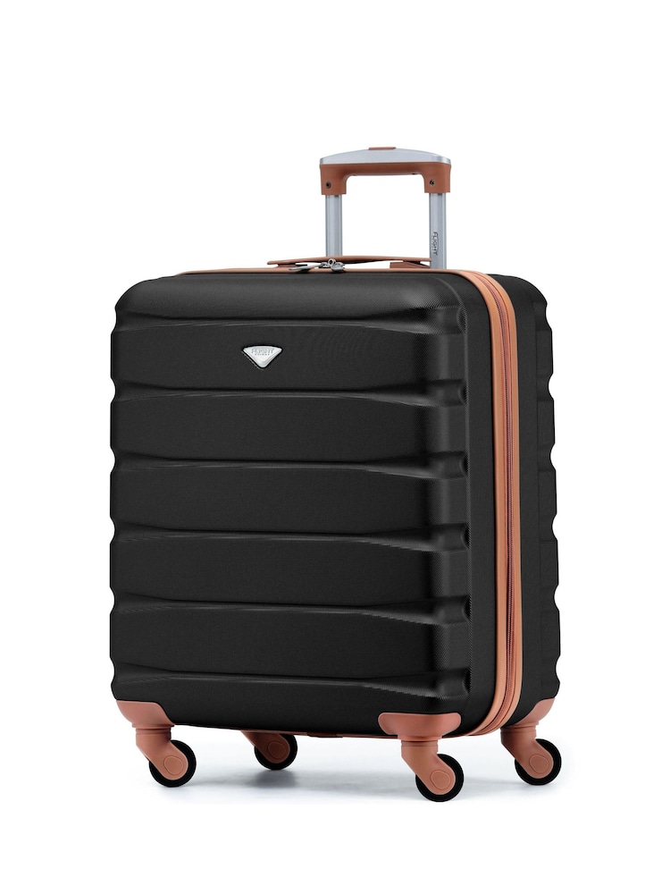 Flight Knight 56x45x25cm EasyJet Overhead 4 Wheel ABS Hard Case Cabin Carry On Hand Luggage - Image 1 of 6
