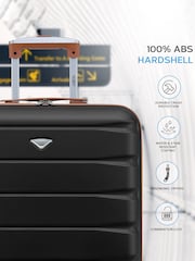 Flight Knight 56x45x25cm EasyJet Overhead 4 Wheel ABS Hard Case Cabin Carry On Hand Luggage - Image 4 of 6