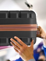 Flight Knight 56x45x25cm EasyJet Overhead 4 Wheel ABS Hard Case Cabin Carry On Hand Luggage - Image 5 of 6