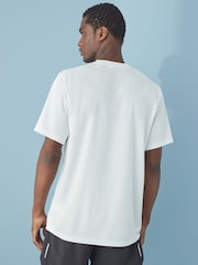 adidas White Train Essentials Training T-Shirt - Image 3 of 6