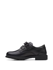 Clarks Black Multi Fit Leather Scala Pace Shoes - Image 2 of 7