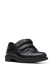 Clarks Black Multi Fit Leather Scala Pace Shoes - Image 3 of 7