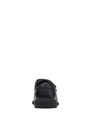 Clarks Black Multi Fit Leather Scala Pace Shoes - Image 6 of 7
