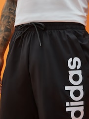 adidas Black Sportswear AEROREADY Essentials Chelsea Linear Logo Shorts - Image 5 of 7