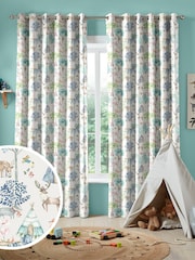 Voyage Oat Woodland Adventures Made To Measure Curtains - Image 1 of 9