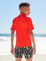 Red Mario Rash Vest (3-16yrs) - Image 2 of 5