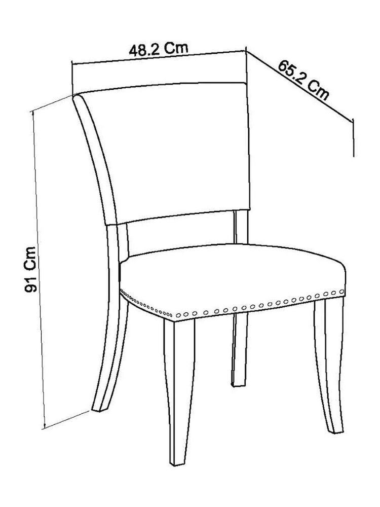 Bentley Designs Burgundy Red Set of 2 Kingswood Rustic Oak Chairs - Image 4 of 4