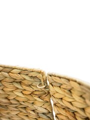 Ivyline Natural Water Hyacinth Foldable Square Tree Skirt - Image 3 of 4
