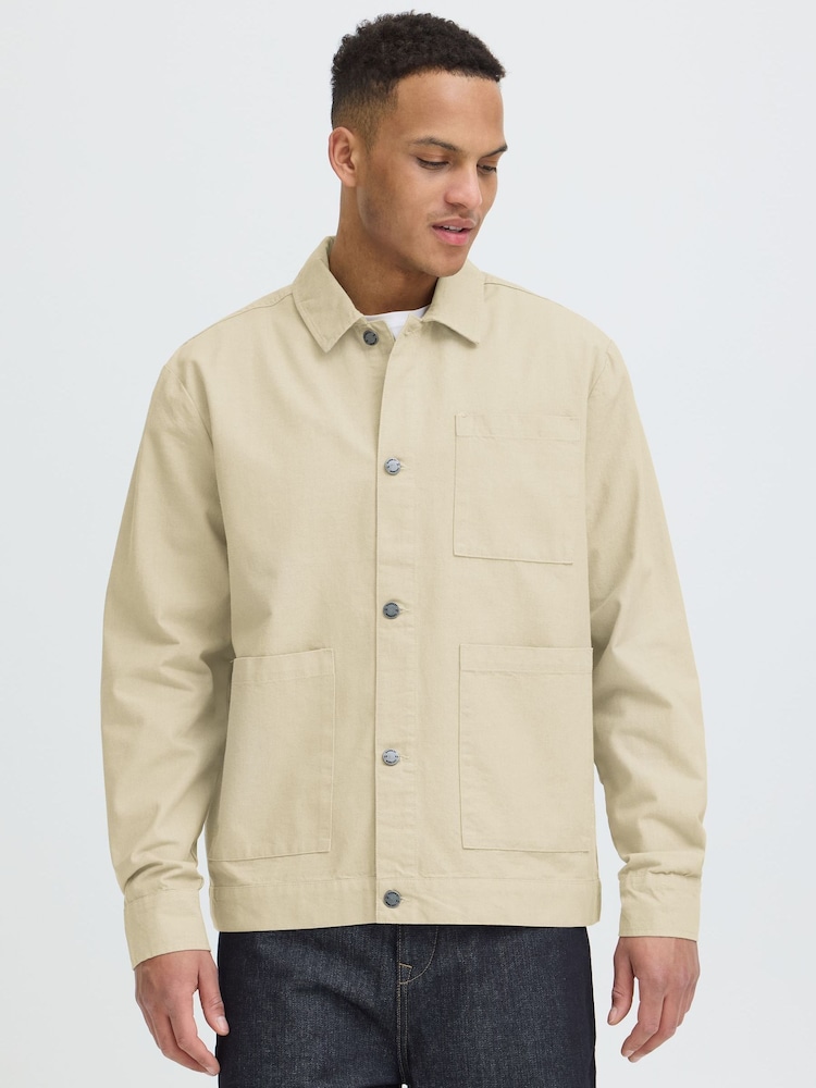 Blend Natural Folker Long Sleeve Jacket - Image 1 of 5