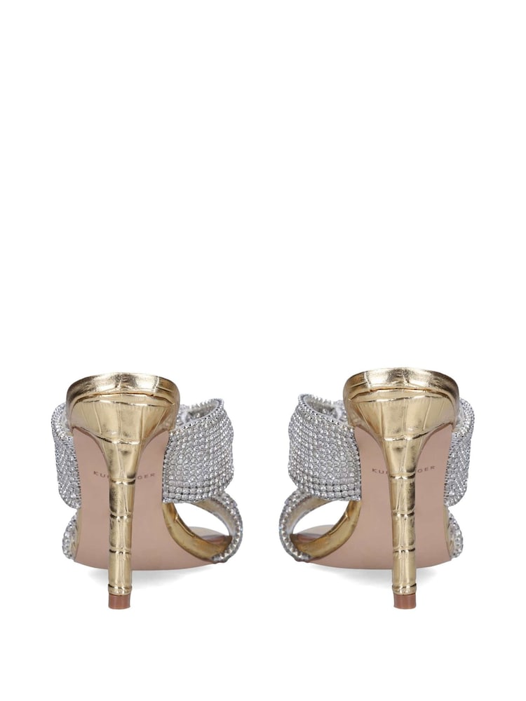 Kurt Geiger London Gold Molten Sandals - Image 1 of 8 Kurt Geiger London Gold Molten Sandals - Image 1 of 8