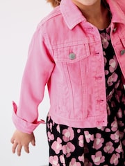Bright Pink Denim Western Jacket (3-16yrs) - Image 4 of 7