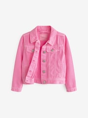 Bright Pink Denim Western Jacket (3-16yrs) - Image 7 of 7