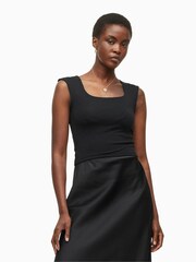 AllSaints Natural Tamie Tank - Image 1 of 5