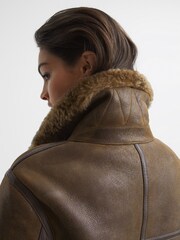 Reiss Daia Piloten-Lederjacke - Bild 9 von 9