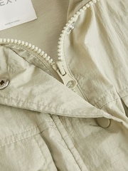 Sage Green Shower Resistant Crop Cagoule (3-16yrs) - Image 10 of 11