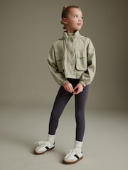 Sage Green Shower Resistant Crop Cagoule (3-16yrs) - Image 2 of 11