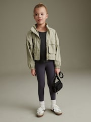Sage Green Shower Resistant Crop Cagoule (3-16yrs) - Image 3 of 11