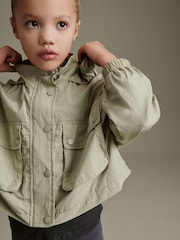 Sage Green Shower Resistant Crop Cagoule (3-16yrs) - Image 5 of 11