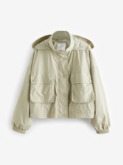 Sage Green Shower Resistant Crop Cagoule (3-16yrs) - Image 7 of 11