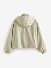 Sage Green Shower Resistant Crop Cagoule (3-16yrs) - Image 8 of 11