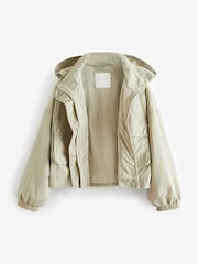 Sage Green Shower Resistant Crop Cagoule (3-16yrs) - Image 9 of 11
