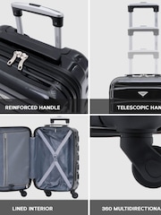 Flight Knight Large Hardcase Lightweight Check In Suitcase With 4 Wheels - Image 6 of 8