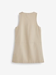 Neutral/Stein - Trägerkleid für die Schule mit Reißverschluss (3–14 Jahre) - Bild 7 von 7
