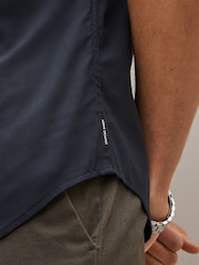 Темно-синий - Armani Exchange рубашка с короткими рукавами - Image 4 of 5