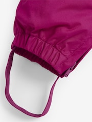 JoJo Maman Bébé Berry Pink Pack-Away Waterproof Trousers - Image 3 of 8