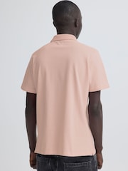 Blend Pink Maille Short Sleeve Polo Shirt - Image 2 of 5