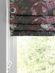 Graham & Brown Black Allure Made to Measure Roman 100% Cotton Blind - Image 2 of 6