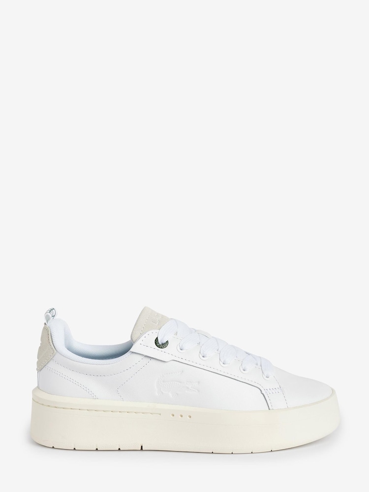 Lacoste Carnaby Plat White 123 SFA Trainers - Image 1 of 1
