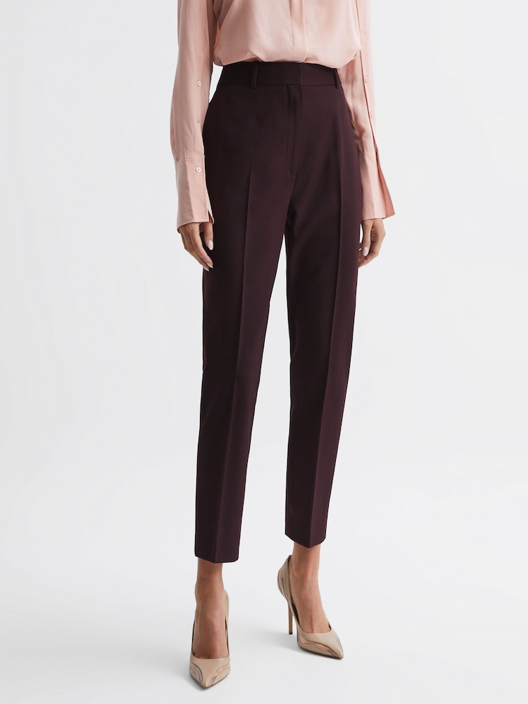 Reiss Berry Flora Wool Blend Tailored Trousers - Image 1 of 6
