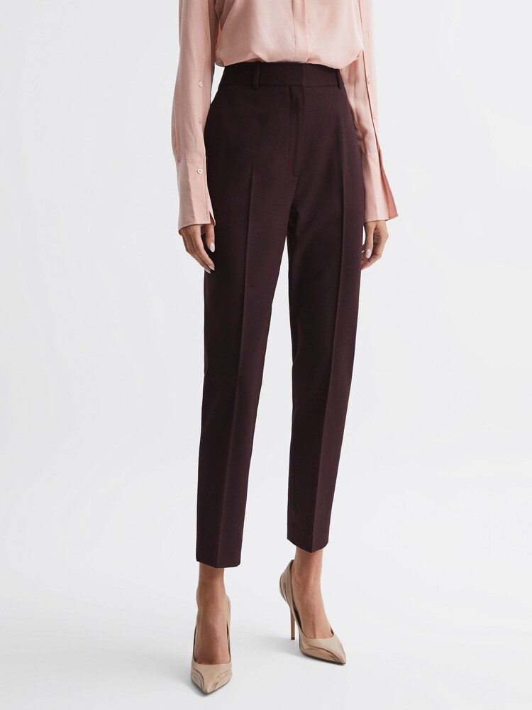 Reiss Berry Flora Wool Blend Tailored Trousers - Image 1 of 6 Reiss Berry Flora Wool Blend Tailored Trousers - Image 1 of 6