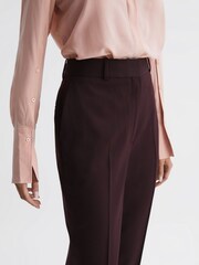 Reiss Berry Flora Wool Blend Tailored Trousers - Image 4 of 6