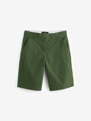 Khaki Green Chino Knee Shorts - Image 5 of 5