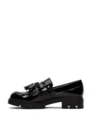Clarks Black Patent Teala Loafer Shoes - Image 2 of 6