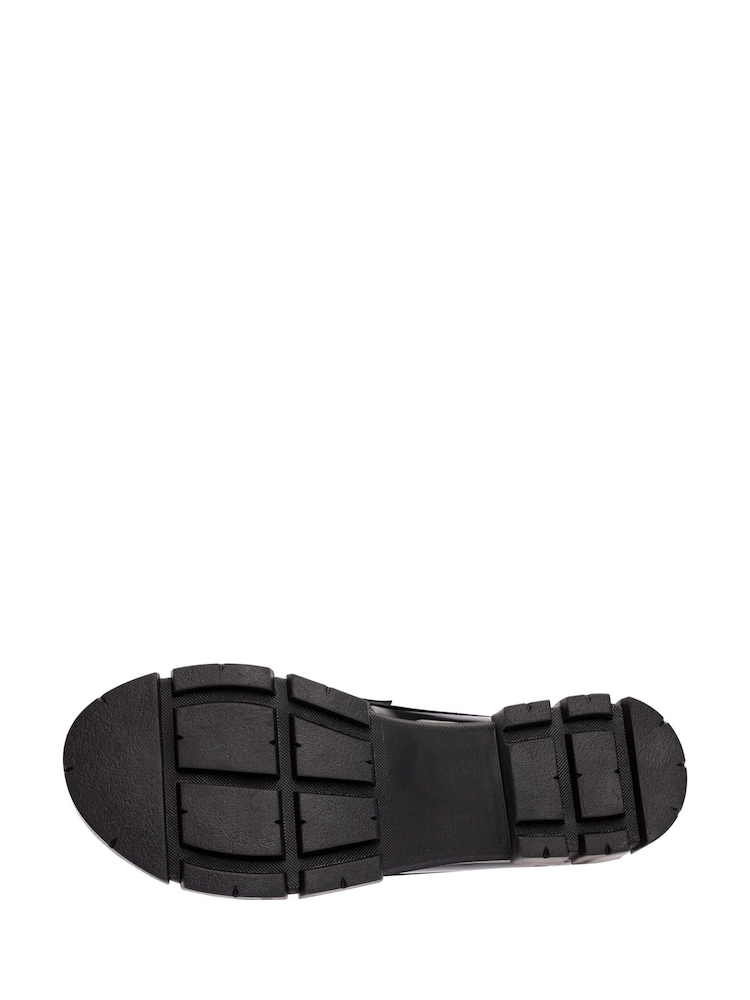 Clarks Black Patent Teala Loafer Shoes - Image 6 of 6
