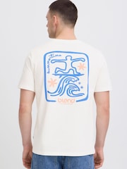 Blend White Sun Surf Crew Neck T-Shirt - Image 2 of 5