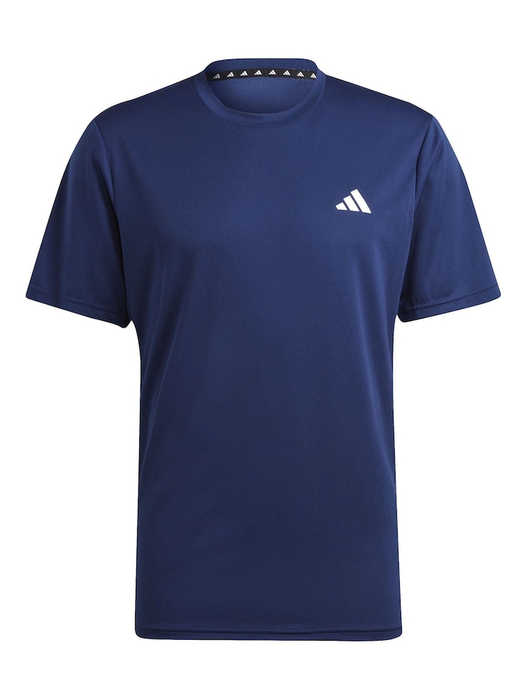 adidas Navy Blue Train Essentials Training T-Shirt - Image 6 of 6