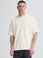 Blend Cream Karim Printed Crew Neck T-Shirt - Image 1 of 5