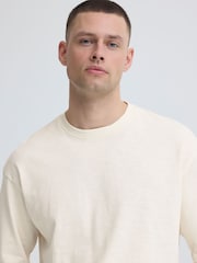 Blend Cream Karim Printed Crew Neck T-Shirt - Image 4 of 5