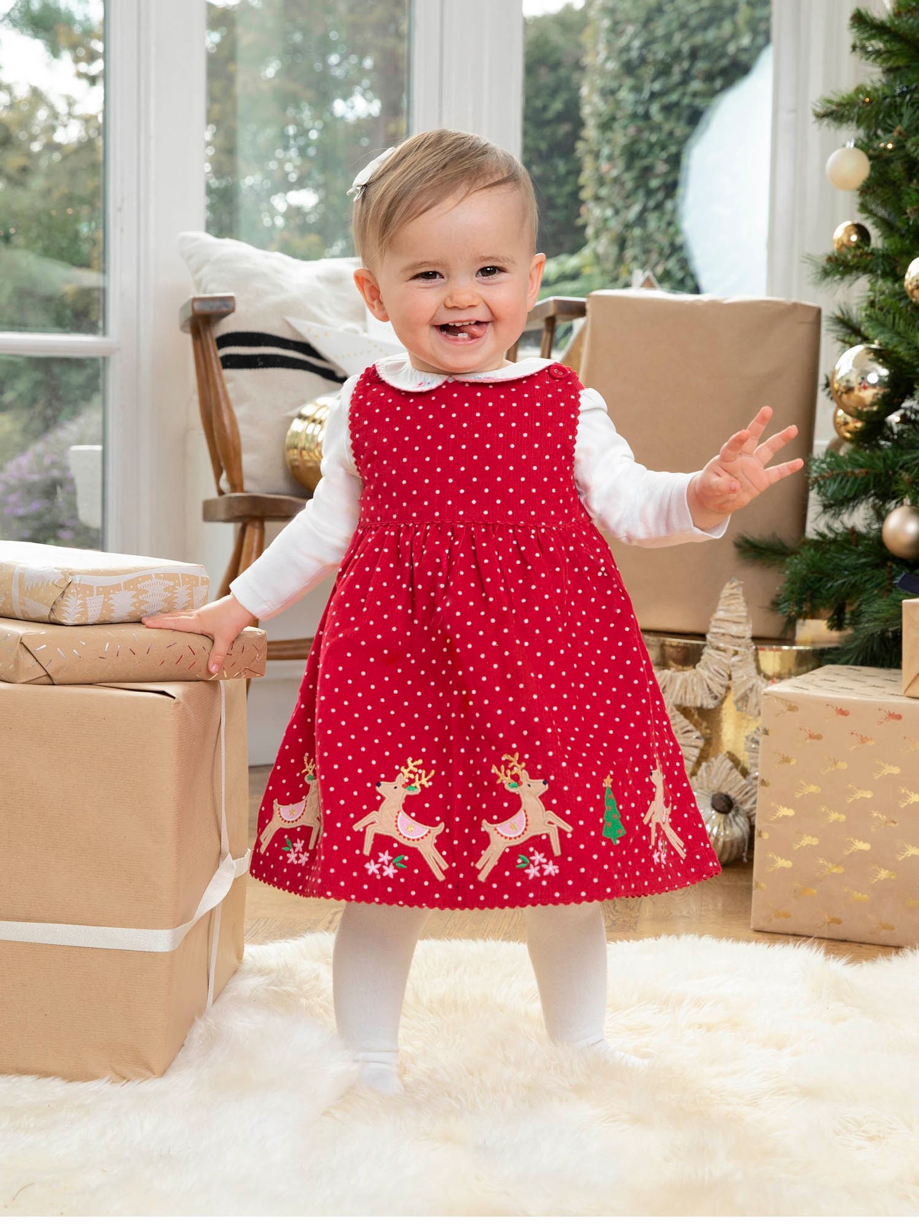 Red reindeer dress outlet